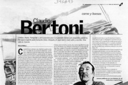 Claudio Bertoni  [artículo] Werne Núñez