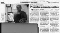 Presentan antología poética  [artículo]