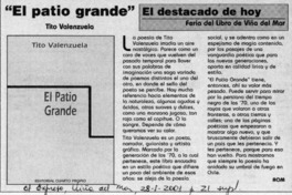 "El patio grande"  [artículo] A. O. M.