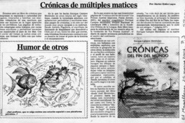 Crónicas de múltiples matices