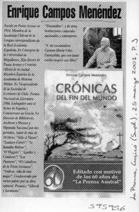 Enrique Campos Menéndez  [artículo]