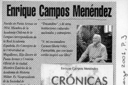Enrique Campos Menéndez  [artículo]