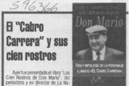 El "Cabro Carrera" y sus cien rostros  [artículo]