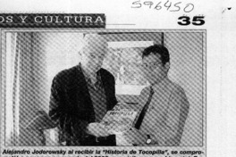 Jodorowsky comprometió visita a Tocopilla en abril próximo  [artículo]