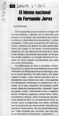 Himno nacional de Fernando Jerez  [artículo]