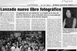 Lanzado nuevo libro fotográfico  [artículo]