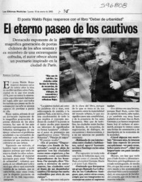 El eterno paseo de los cautivos  [artículo] Rodrigo Castillo