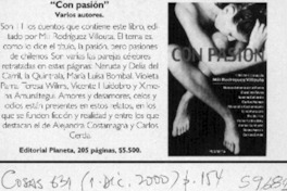 "Con pasión"  [artículo]