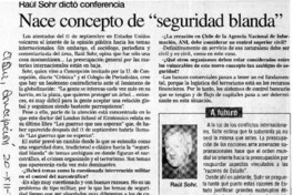 Nace concepto de "seguridad blanda"  [artículo]