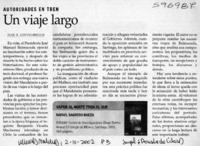 Un viaje largo