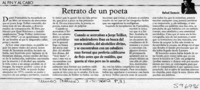 Retrato de un poeta  [artículo] Rafael Gumucio
