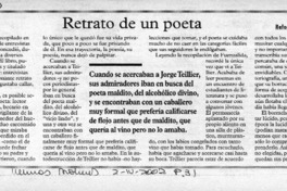 Retrato de un poeta  [artículo] Rafael Gumucio