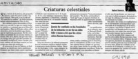 Criaturas celestiales  [artículo] Rafael Gumucio