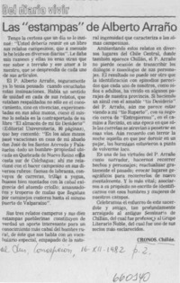 Las "estampas" de Alberto Arraño.
