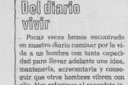 Del diario vivir.