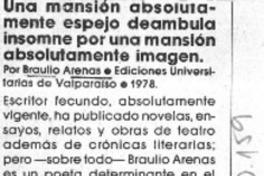 Una mansión absolutamente espejo--  [artículo] D.D.