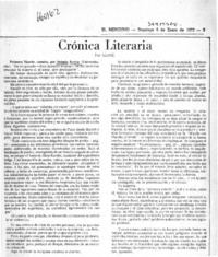 Crónica literaria  [artículo] Alone