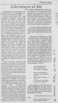 Literatura al día