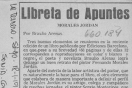 Morales Jordán  [artículo] Sonia Quintana.