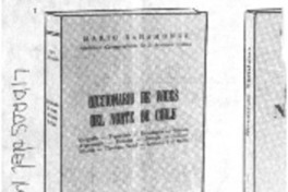 Diccionario de voces del norte de Chile.  [artículo]