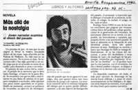 Más allá de la nostalgia.  [artículo] D. O.