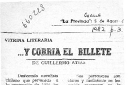 Y corría el billete  [artículo] Apir.