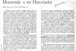 Homenaje a un historiador