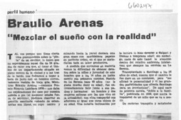 Braulio Arenas mezclar el sueño con la realidad