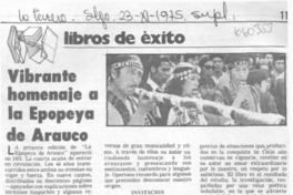 Vibrante homenaje a la Epopeya de Arauco