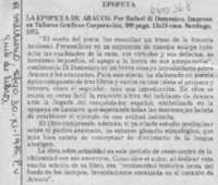 La Epopeya de Arauco
