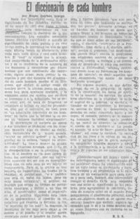 El diccionario de cada hombre