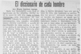 El diccionario de cada hombre