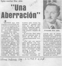 Una aberración