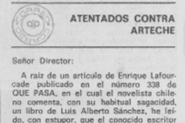 Atentados contra Arteche