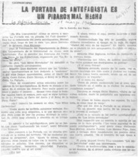 La portada de Antofagasta es un picarón mal hecho