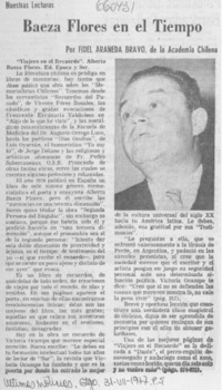 Baeza Flores en el tiempo