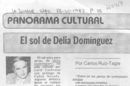 El sol de Delia Domínguez
