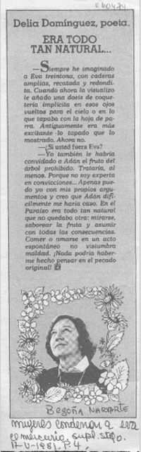 Era todo tan natural...