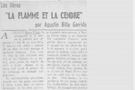 La Flamante et la cendre"