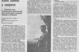 Entre sueños y conjuros