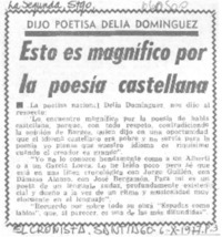 Esto es magnífico por la poesía castellana.