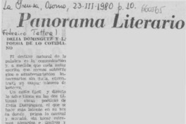 Delia Domínguez y la poesía de lo cotidiano