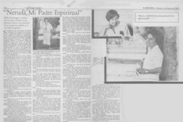 Neruda, mi padre espiritual