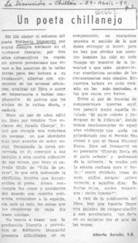 Un poeta chillanejo