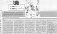 Humoristas y humorgúmenos.  [artículo]