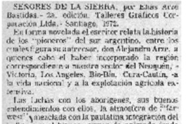 Señores de la sierra.