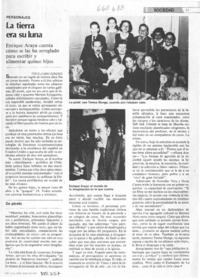 La tierra era su luna  [artículo] Claudia Donoso.