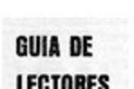 Guía de lectores