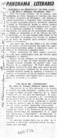 Panorama literario.  [artículo]