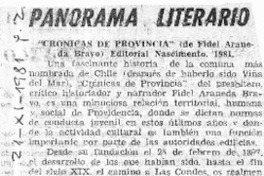 Panorama literario.  [artículo]